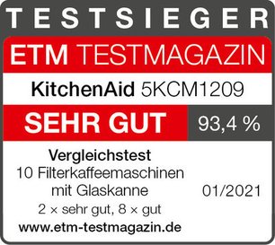 Кофеварка Китчен Эйд 5KCM1209EDG фото 4 в Санкт-Петербурге Кофеварка KitchenAid 5KCM1209EDG фото 4 в Санкт-Петербурге