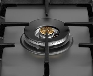 Газовая варочная панель Бертаззони P905CHERNE фото 3 в Санкт-Петербурге Газовая варочная панель Bertazzoni P905CHERNE фото 3 в Санкт-Петербурге
