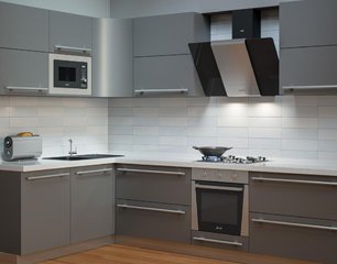 Вытяжка Крона TALLI 900 inox/black glass 3P фото 2 в Санкт-Петербурге Вытяжка KRONA TALLI 900 inox/black glass 3P фото 2 в Санкт-Петербурге