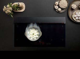 Варочная панель с вытяжкой Фалмек BRERA 90 VETRO NERO фото 2 в Санкт-Петербурге Варочная панель с вытяжкой Falmec BRERA 90 VETRO NERO фото 2 в Санкт-Петербурге