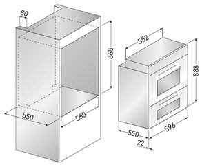 Духовой шкаф Илве 200B-MMP графит фото 3 в Санкт-Петербурге Духовой шкаф Ilve 200B-MMP графит фото 3 в Санкт-Петербурге