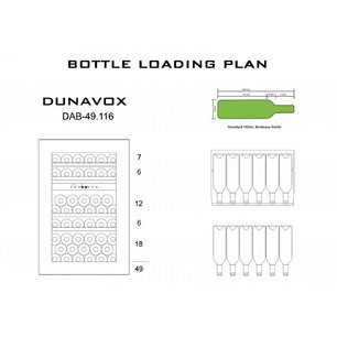 Винный шкаф Dunavox DAB-49.116DB.TO фото 4 в Санкт-Петербурге