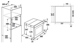 Духовой шкаф Kuppersbusch BP 6350.0 S6 Black Steel фото 2 в Санкт-Петербурге