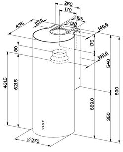 Вытяжка Фабер Cylindra EG8 X A37 ELN фото 3 в Санкт-Петербурге Вытяжка Faber Cylindra EG8 X A37 ELN фото 3 в Санкт-Петербурге