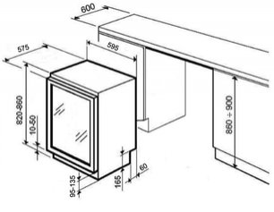 Винный шкаф Климадифф CV52IXDZ фото 3 в Санкт-Петербурге Винный шкаф Climadiff CV52IXDZ фото 3 в Санкт-Петербурге