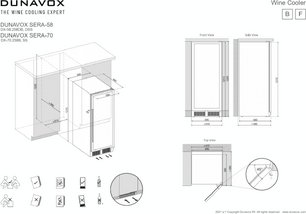 Винный шкаф Dunavox DX-70.258C фото 4 в Санкт-Петербурге