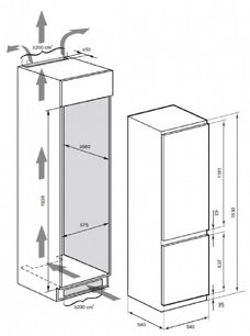 Встраиваемый холодильник Kaiser EKK 60193 фото 4 в Санкт-Петербурге