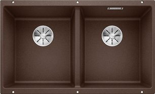 Мойка BLANCO SUBLINE 350/350-U Silgranit кофе