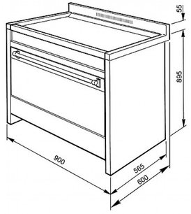 Варочный центр Смег CS19IDA-7 фото 2 в Санкт-Петербурге Варочный центр Smeg CS19IDA-7 фото 2 в Санкт-Петербурге
