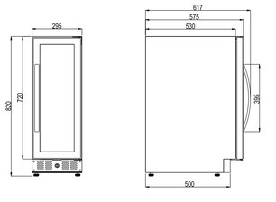 Винный шкаф Dometic E16FG Elegance фото 3 в Санкт-Петербурге