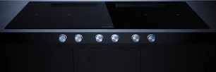 Индукционная варочная поверхность с вытяжкой Kuppersbusch KMI 12850.0 SR-E Black Velvet фото 2 в Санкт-Петербурге