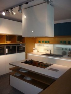 Вытяжка Falmec Laguna isola 60 vetro (800) Bianca STEC фото 4 в Санкт-Петербурге