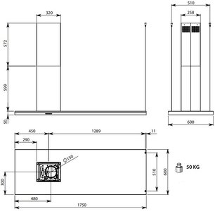 Вытяжка FALMEC DESIGN LUMEN ISOLA STEEL 175 DX фото 4 в Санкт-Петербурге Вытяжка FALMEC DESIGN LUMEN ISOLA STEEL 175 DX фото 4 в Санкт-Петербурге