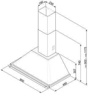 Вытяжка Smeg KT90P фото 2 в Санкт-Петербурге