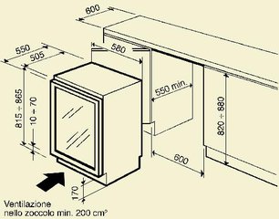 Винный шкаф IP CI 141 CF фото 2 в Санкт-Петербурге
