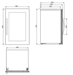 Встраиваемый винный шкаф Dometic E49FGB Elegance фото 2 в Санкт-Петербурге