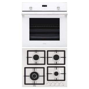 Korting Crystal (духовой шкаф OGG 771 CFW + варочная панель HG 697 CTW) фото в Санкт-Петербурге