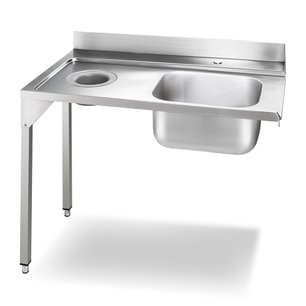 Стол с мойкой и отверстием для слива Smeg WT01L-1 фото в Санкт-Петербурге