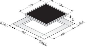 Варочная панель Zigmund Shtain CIS 020.60 BX фото 2 в Санкт-Петербурге