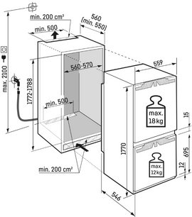 Встраиваемый холодильник Liebherr ICNbsci 5173 Peak с дефектом на корпусе фото 4 в Санкт-Петербурге