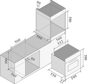 Духовой шкаф Ilve OV601GTPY/BK фото 3 в Санкт-Петербурге