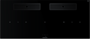 Индукционная варочная поверхность с вытяжкой Kuppersbusch KMI 12850.0 SR-E Black Chrome фото в Санкт-Петербурге