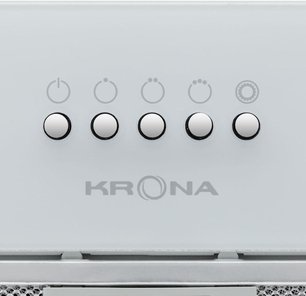 Встраиваемая вытяжка Krona LUISA 600 GLASS WHITE PB фото 4 в Санкт-Петербурге Встраиваемая вытяжка Krona LUISA 600 GLASS WHITE PB фото 4 в Санкт-Петербурге
