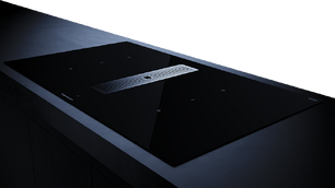 Индукционная варочная панель с вытяжкой Kuppersbusch KMI 9350.0 SR Silver Chrome фото 3 в Санкт-Петербурге