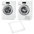 Miele White Edition (стиральная машина WWV980WPS + сушильная машина TWV780WP + монтажный элемент WTV502) Miele White Edition (стиральная машина WWV980WPS + сушильная машина TWV780WP + монтажный элемент WTV502)