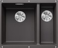 Мойка BLANCO SUBLINE 340/160-U Silgranit темная скала, чаша слева