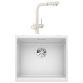 Blanco (мойка SUBLINE 500-U SILGRANIT + FONTAS-S II SILGRANIT белый)