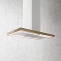 Вытяжка Elica Био Остров Белый и Дуб с аспирацией 120х53 (Bio Island WH/A/120X53 Rovere)
