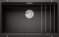Мойка Blanco Etagon 700-U Silgranit черный клапан-автомат InFino 525891