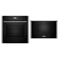 Neff (духовой шкаф B24CR31N0 + микроволновая печь NL4WR21N1)