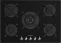 Варочная панель Smeg PV375N Варочная панель Smeg PV375N