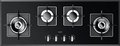Варочная панель Fulgor Milano LH 1124 G 2DWK BK Варочная панель Fulgor Milano LH 1124 G 2DWK BK