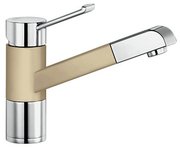 Смеситель Бланко Zenos-S chrome/Silgranit шампань фото в Санкт-Петербурге Смеситель Blanco Zenos-S chrome/Silgranit шампань фото в Санкт-Петербурге