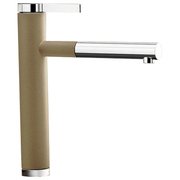 Смеситель Бланко Linee-S Silgranit песочный фото в Санкт-Петербурге Смеситель Blanco Linee-S Silgranit песочный фото в Санкт-Петербурге