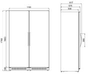 Винный шкаф Dometic B195S Double Basic фото 3 в Санкт-Петербурге