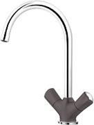 Смеситель Бланко Amona chrome/silgranit темная скала фото в Санкт-Петербурге Смеситель Blanco Amona chrome/silgranit темная скала фото в Санкт-Петербурге