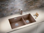 Мойка Бланко SUBLINE 430/270-U с отводной арматурой InFino® мускат фото 2 в Санкт-Петербурге Мойка Blanco SUBLINE 430/270-U с отводной арматурой InFino® мускат фото 2 в Санкт-Петербурге