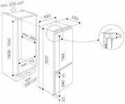 Встраиваемый холодильник Kuppersbusch FKGF 9855.0i фото 2 в Санкт-Петербурге