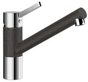 Смеситель Бланко Tivo chrome/Silgranit антрацит фото в Санкт-Петербурге Смеситель Blanco Tivo chrome/Silgranit антрацит фото в Санкт-Петербурге