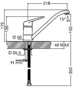 Смеситель Смег MF11P2 фото 2 в Санкт-Петербурге Смеситель Smeg MF11P2 фото 2 в Санкт-Петербурге