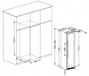 Винный шкаф Meyvel MV106-KST2 Узкий (Slim) фото 4 в Санкт-Петербурге
