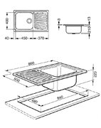 Мойка Смег LGMR861 фото 3 в Санкт-Петербурге Мойка Smeg LGMR861 фото 3 в Санкт-Петербурге