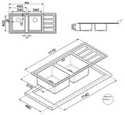 Мойка Смег LMN116S фото 2 в Санкт-Петербурге Мойка Smeg LMN116S фото 2 в Санкт-Петербурге