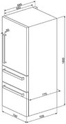Холодильник SMEG FT41BXE фото 3 в Санкт-Петербурге