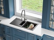 Мойка Omoikiri SAKAIME 86-2 GR фото 3 в Санкт-Петербурге