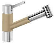 Смеситель Бланко Tivo-S chrome/Silgranit шампань фото в Санкт-Петербурге Смеситель Blanco Tivo-S chrome/Silgranit шампань фото в Санкт-Петербурге